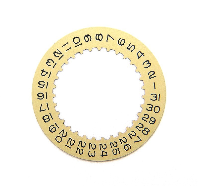 Rolex 16100 Champagne Date Disc – Fits 3135 / 3155 / 3175 / 3185 – Genuine –Good