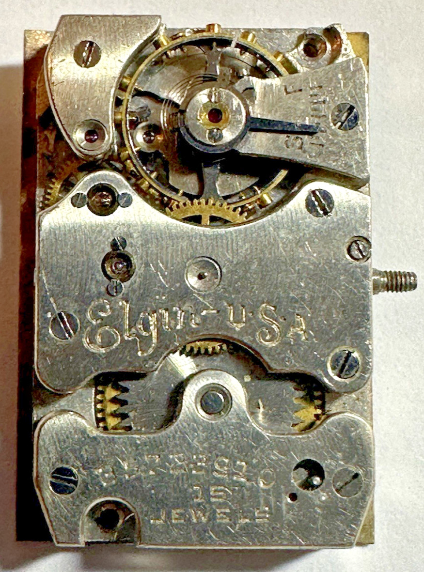 LOT of 4 Vintage ELGIN 15J Movements 482 484 For Parts / Repair