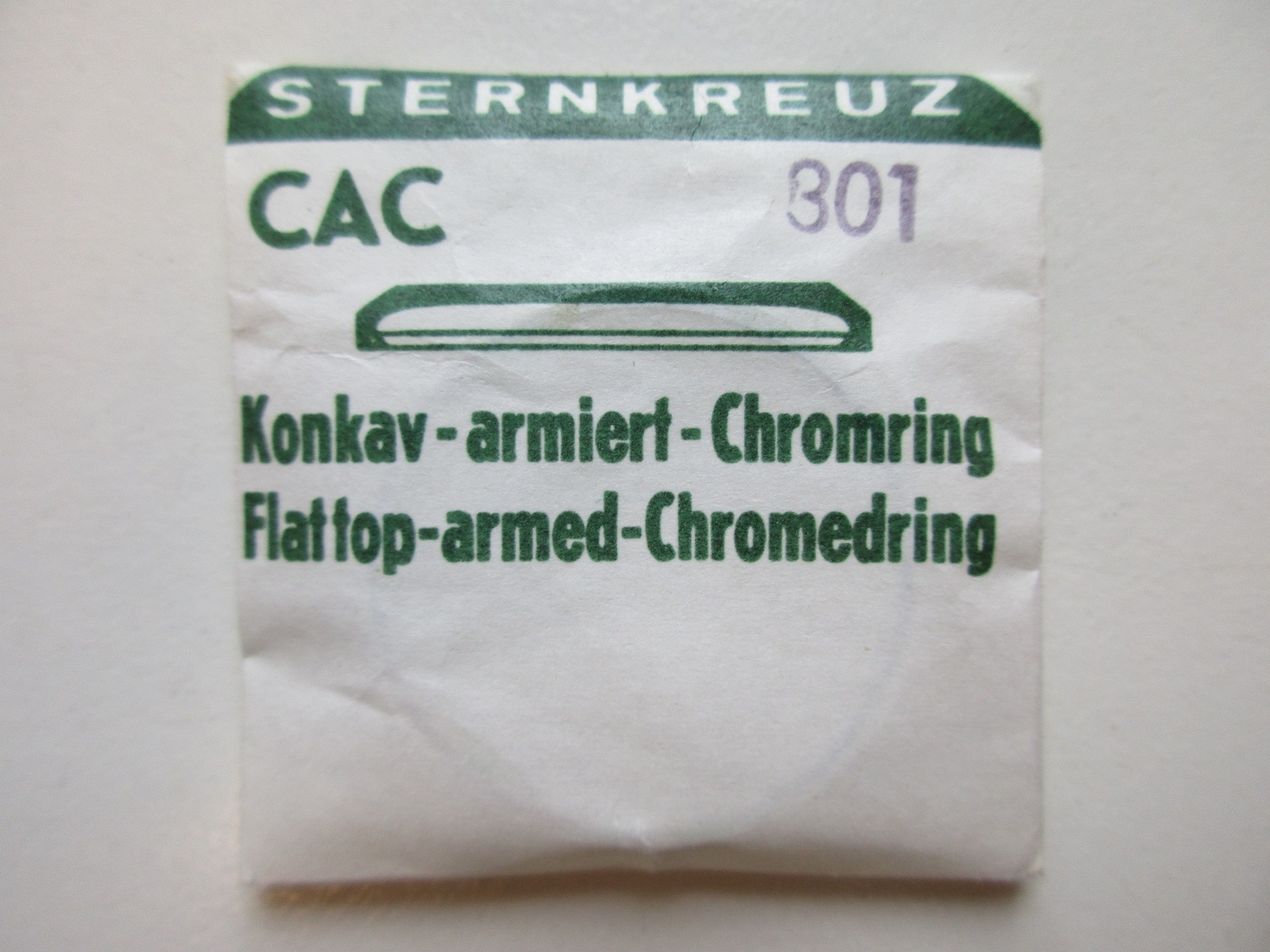Sternkreuz CAC or CG acrylic Germany flat top watch crystal – choose