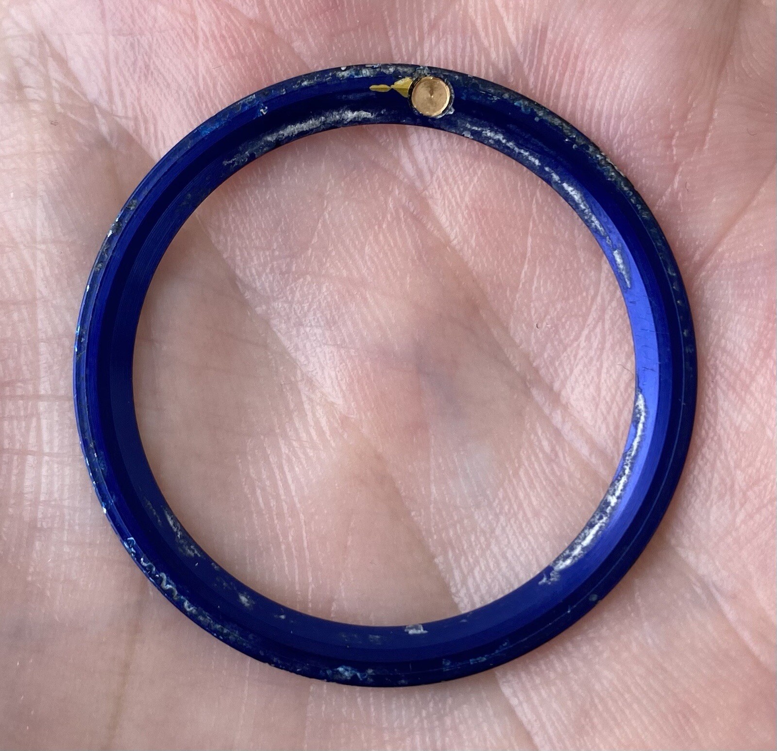 Authentic Rolex Submariner Date 16613 16803 16808 16818 Blue Watch Bezel Insert