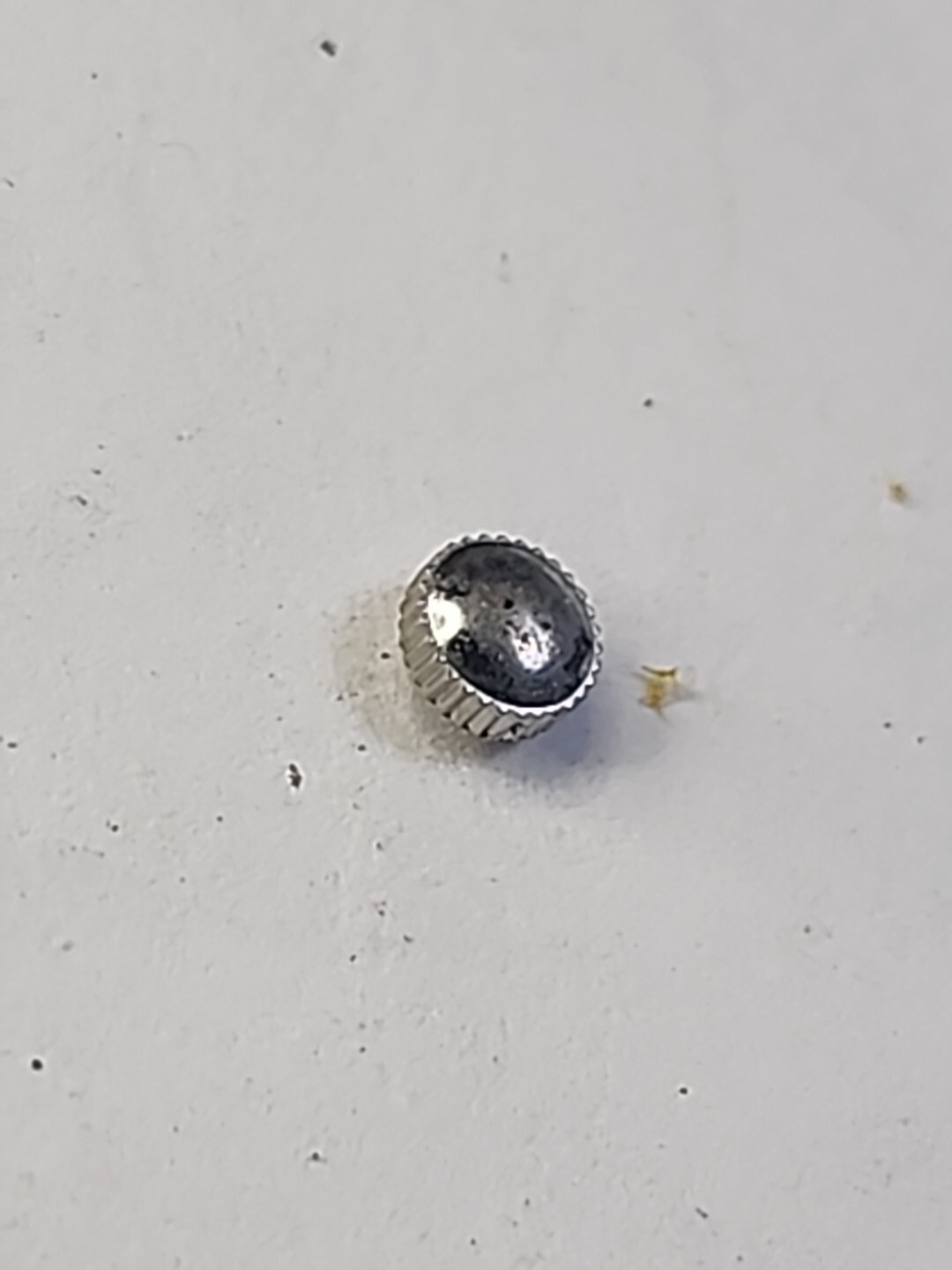 3.5mm Tap 12 Crown Silver Tone Seiko Citizen Dustproof
