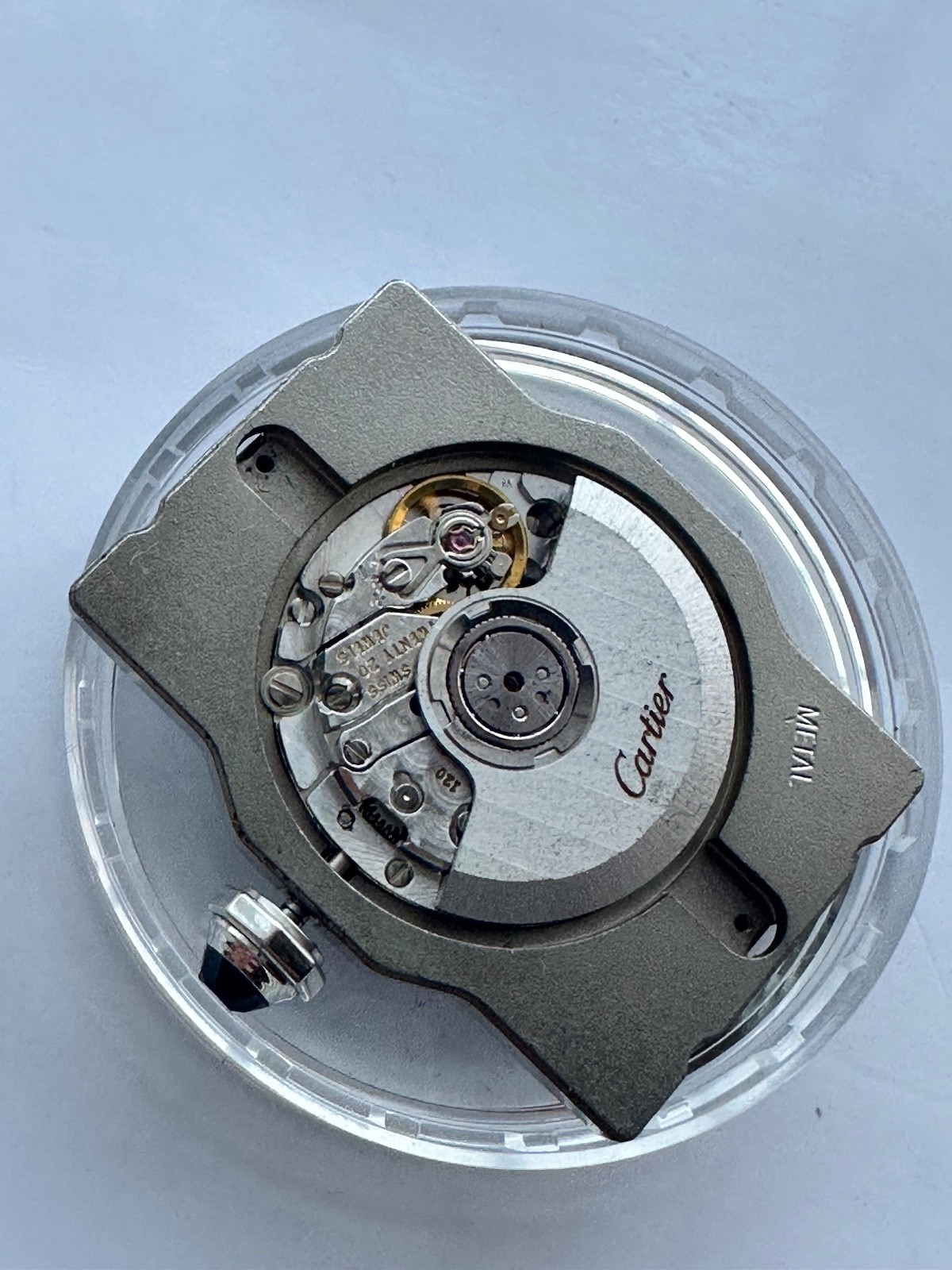 Cartier Tank Américain Movement & Blue Dial Automatic Cal.120 Eta 2000-1