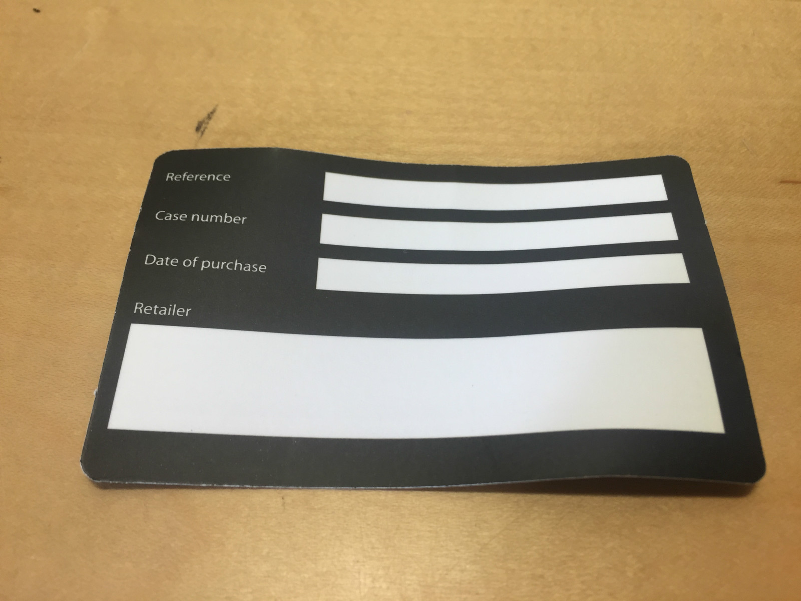 CP5 Watch – International Warranty Card – Valid 2 Years – For Collectors