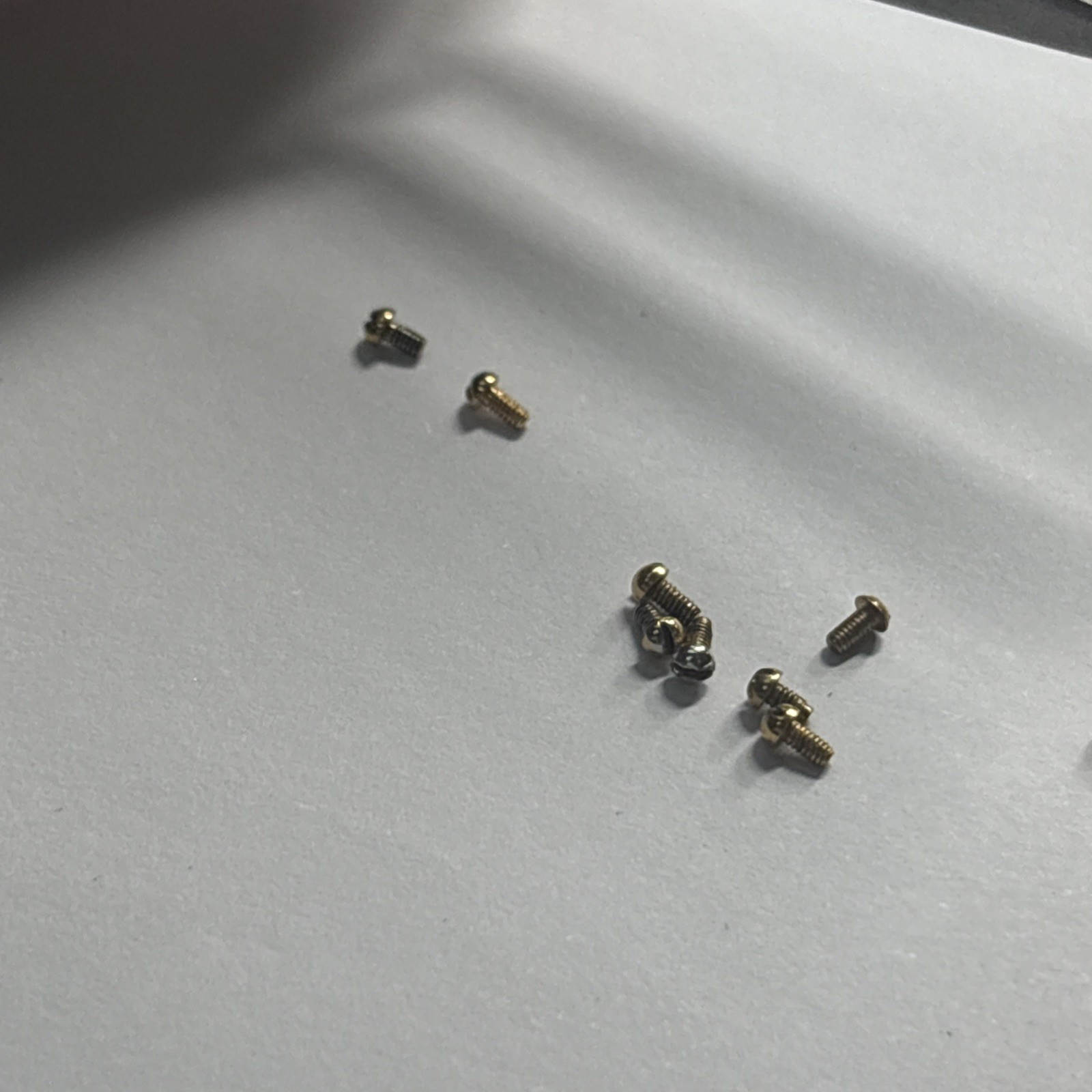 Breitling Twotone Crosswind & Chronomat Screws Assorted As Is gold Faded On Some