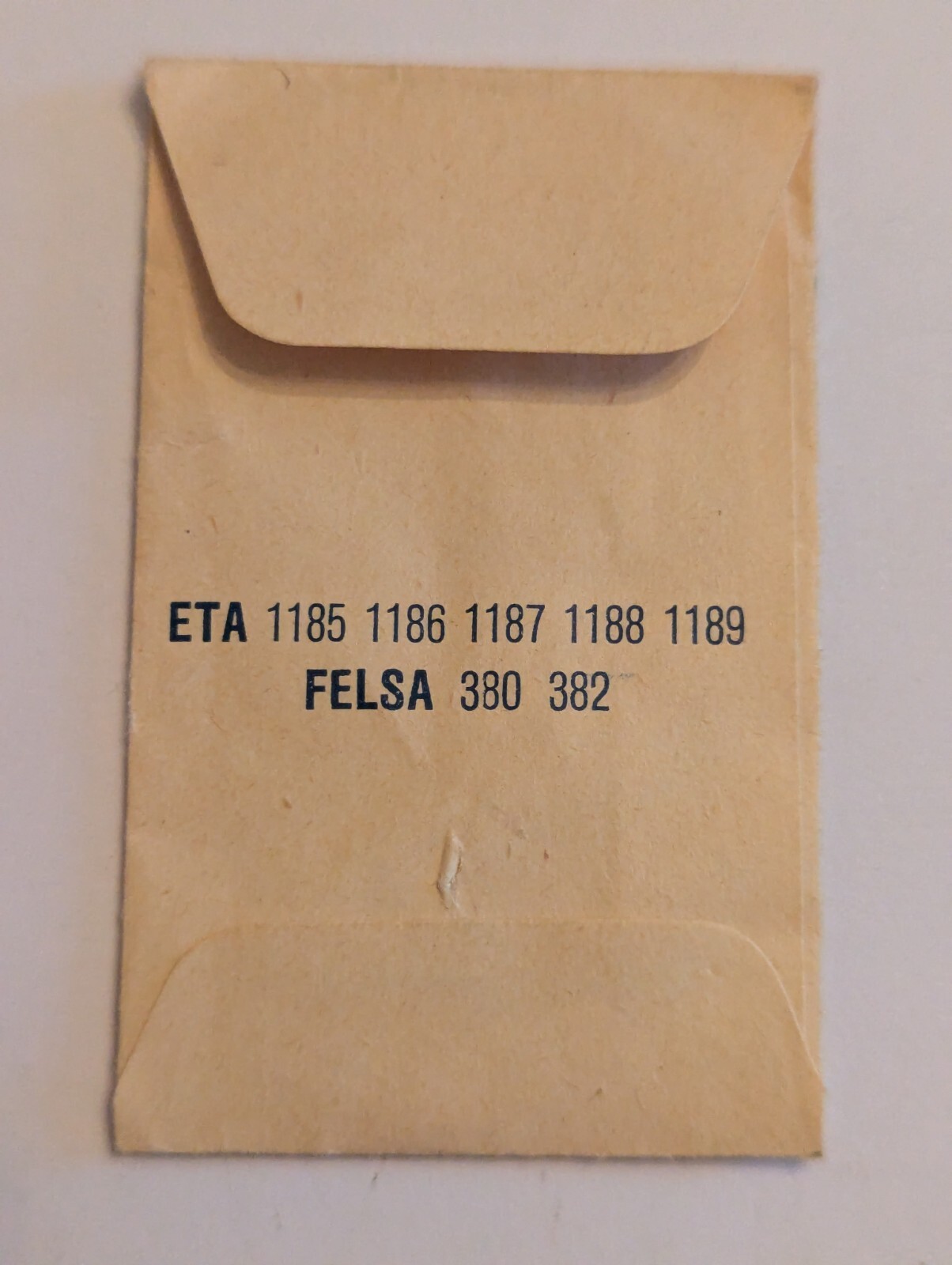 NOS ETA 1185/1186/1187/1188/1189 Felsa 380/382 Watch MainSpring
