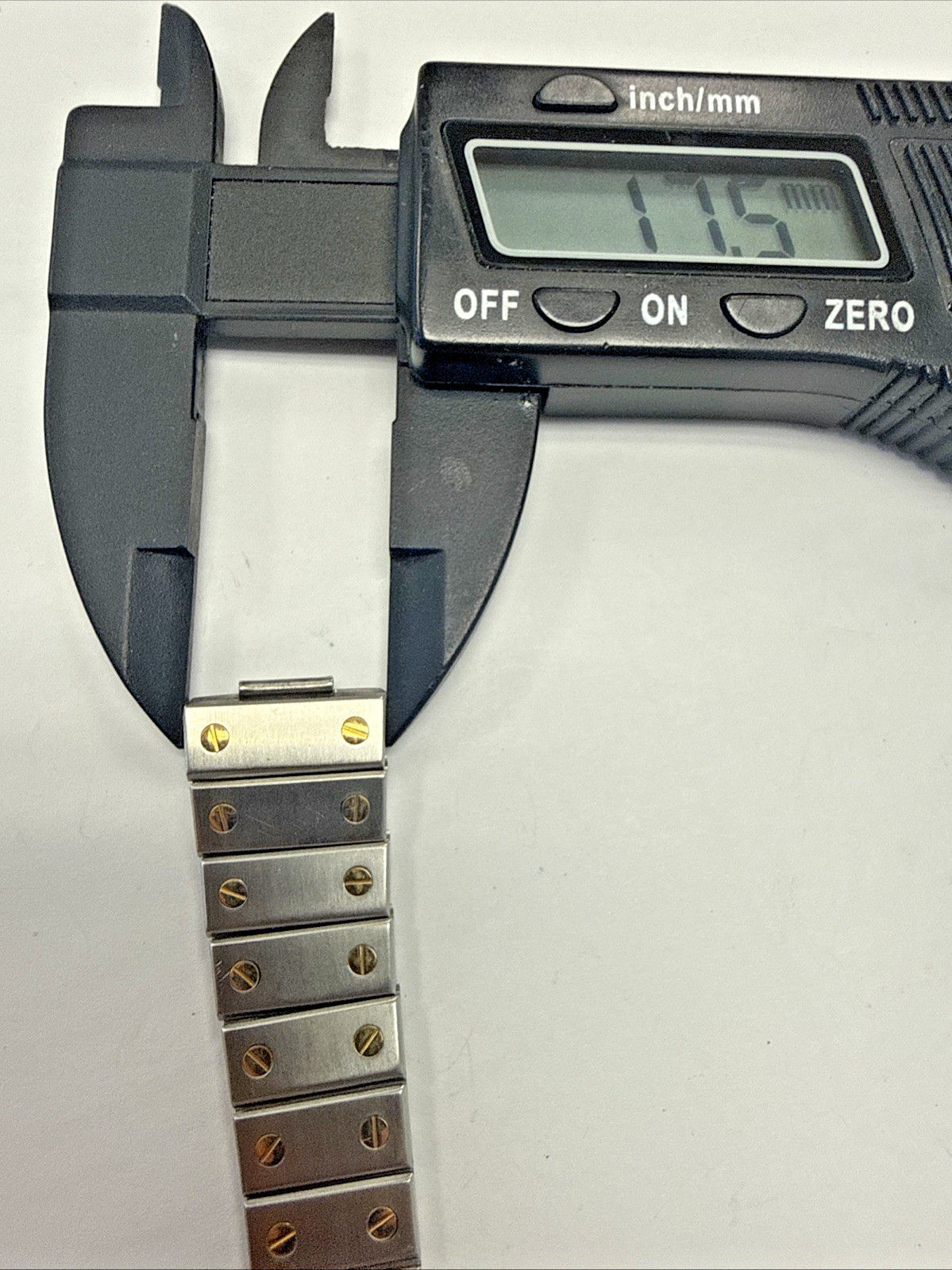 Cartier Santos Bracelet Section 18k Gold And Steel Original # e12398