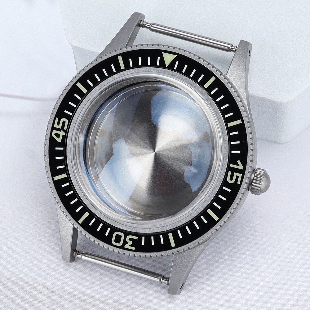 Luminous Bezel Diver Watch Case 40mm Modify Fifty Fathoms For Seiko NH35 36 NH38