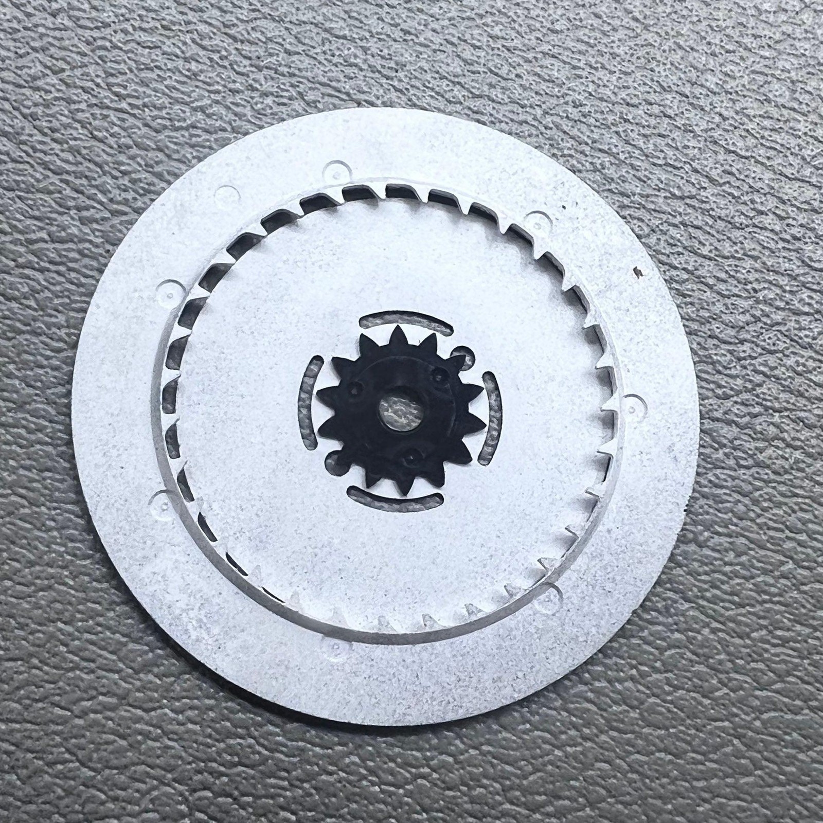 Green Lume Black Date Disk Wheel Week Wheel for Movement NH36 3.0 Position