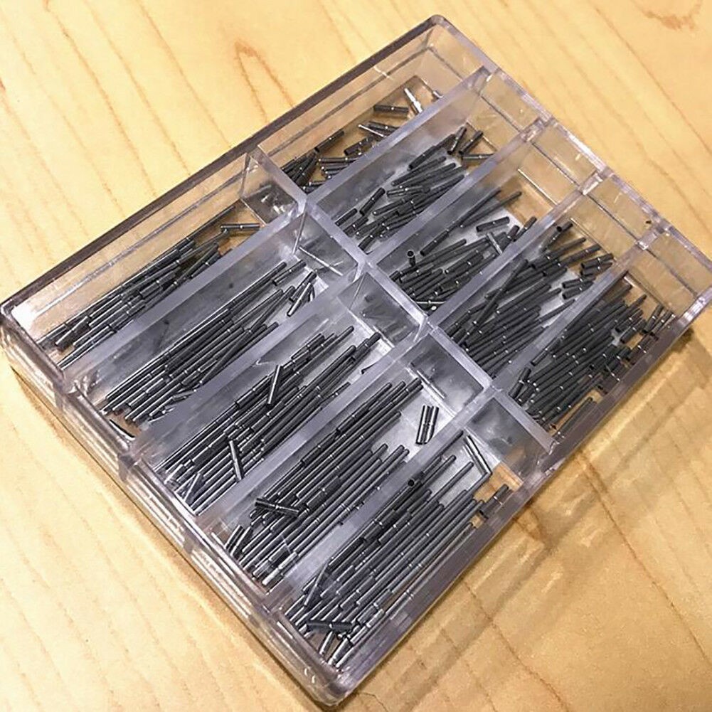 1 Set 10-28mm Notched Tube 0.9mm Capsa Pin Watch Band Strap Pin Bar Repair Tool