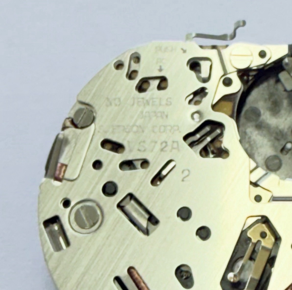 Genuine Solar Powered VS72 Movement Fits Seiko V172 New With Whole Set