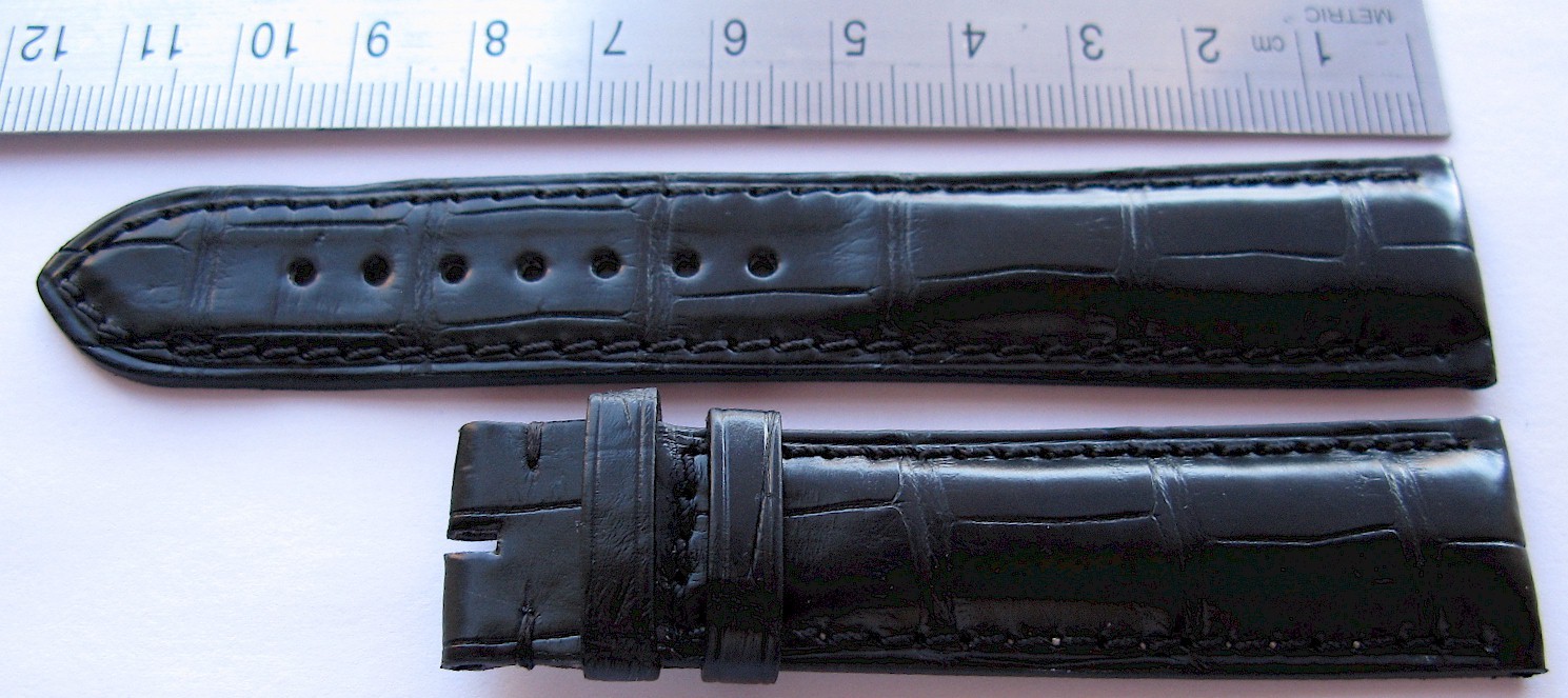 NEW Patek Philippe black band – strap crocodile 20 mm