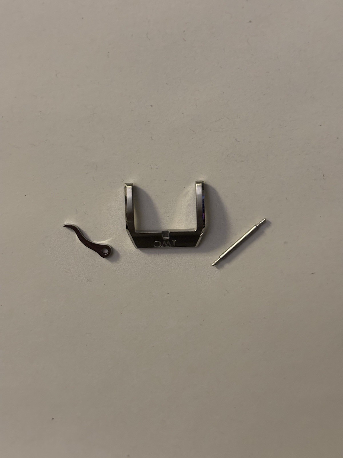 IWC Steel 22mm Polished Pin Buckle New