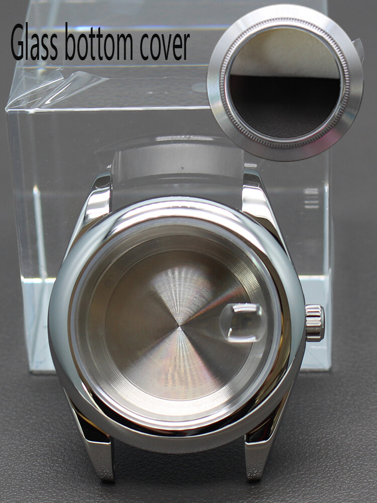36mm/40mm 316L stainless steel oyster mod nh35 Watch Case Cyclops Sapphire Glass