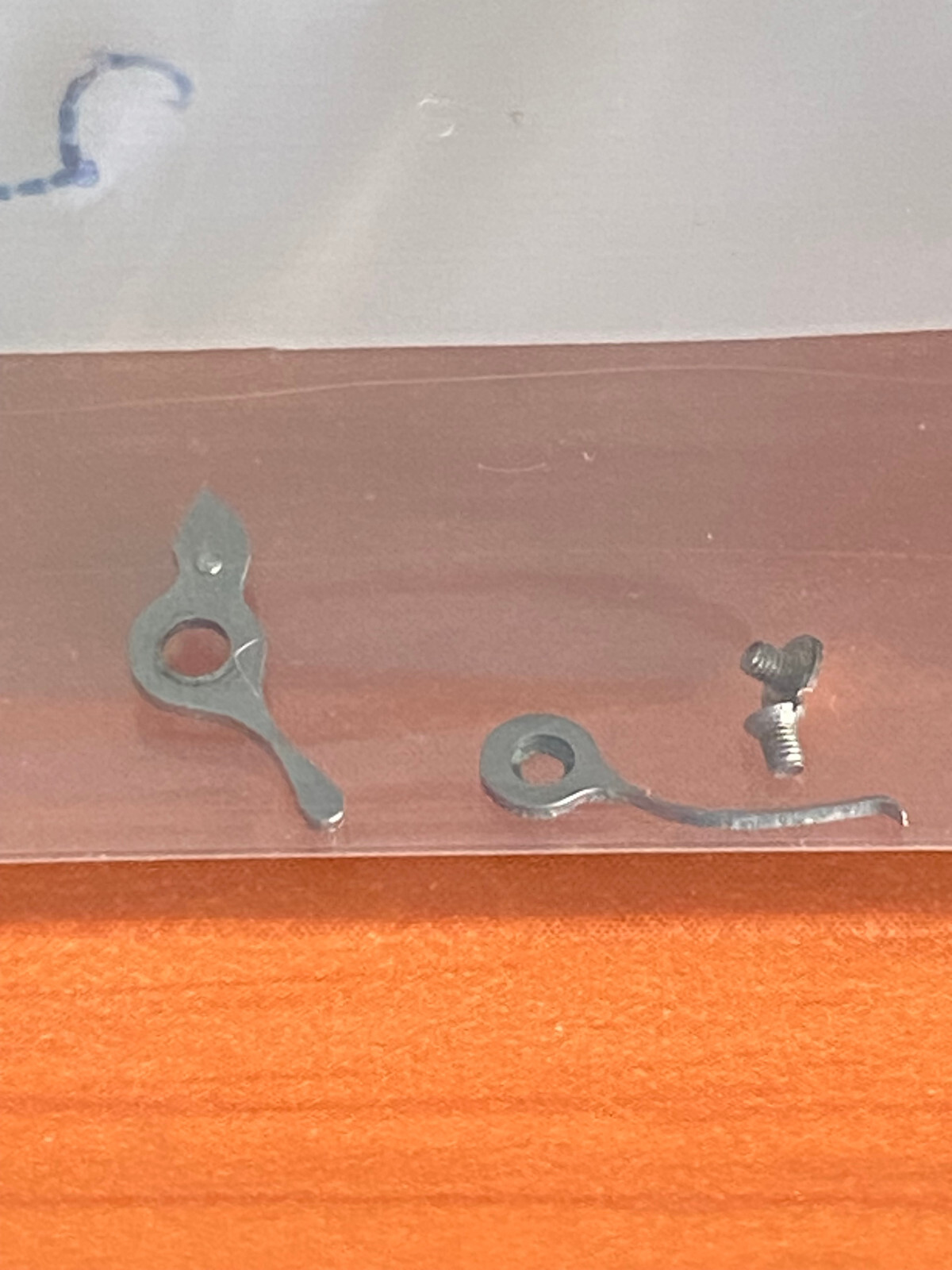 VINTAGE CLUTCH LEVER, SPRING AND SCREWS FOR 12 SIZE HAMILTON ,GR. 918