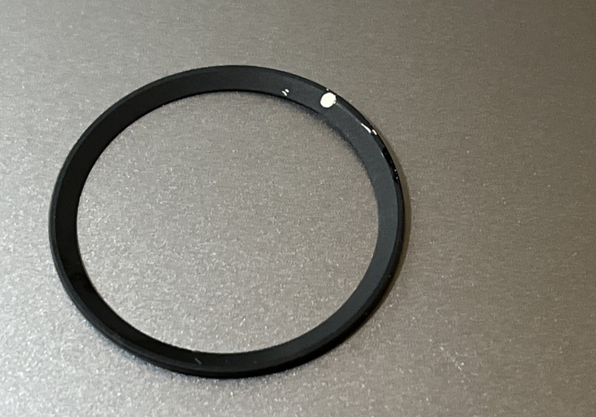 TAG Heuer Watch Bezel HL6009 Black Gray/Silver Numbers Diameter 34 mm Swiss OEM