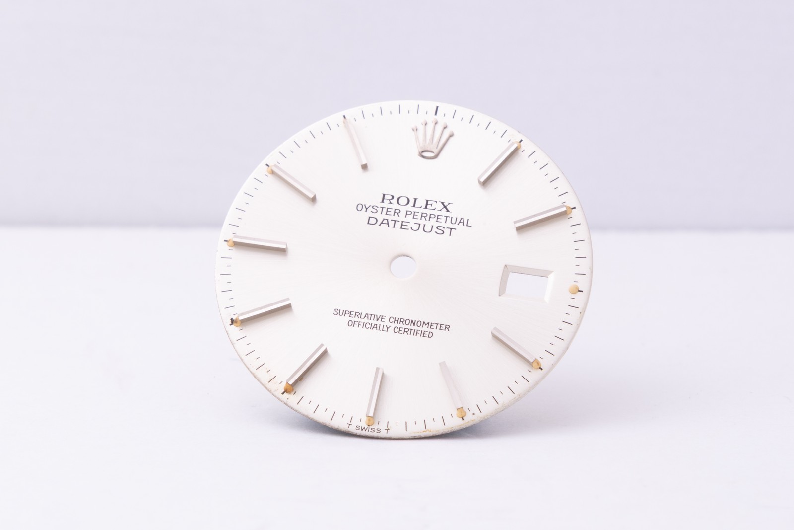 Rolex Datejust Silver Stick dial for model 16014 – 16030 FCD30394