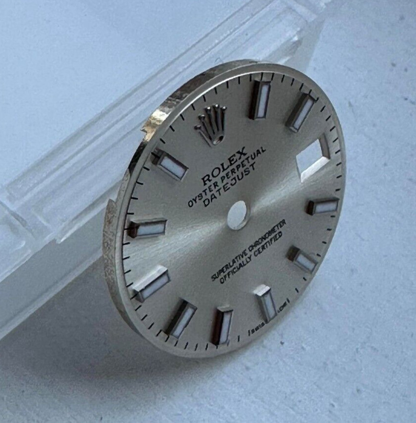 Rolex Dial Date Datejust 26mm Lady 6916 6917 Silver Sunburst 2035 2135 2235