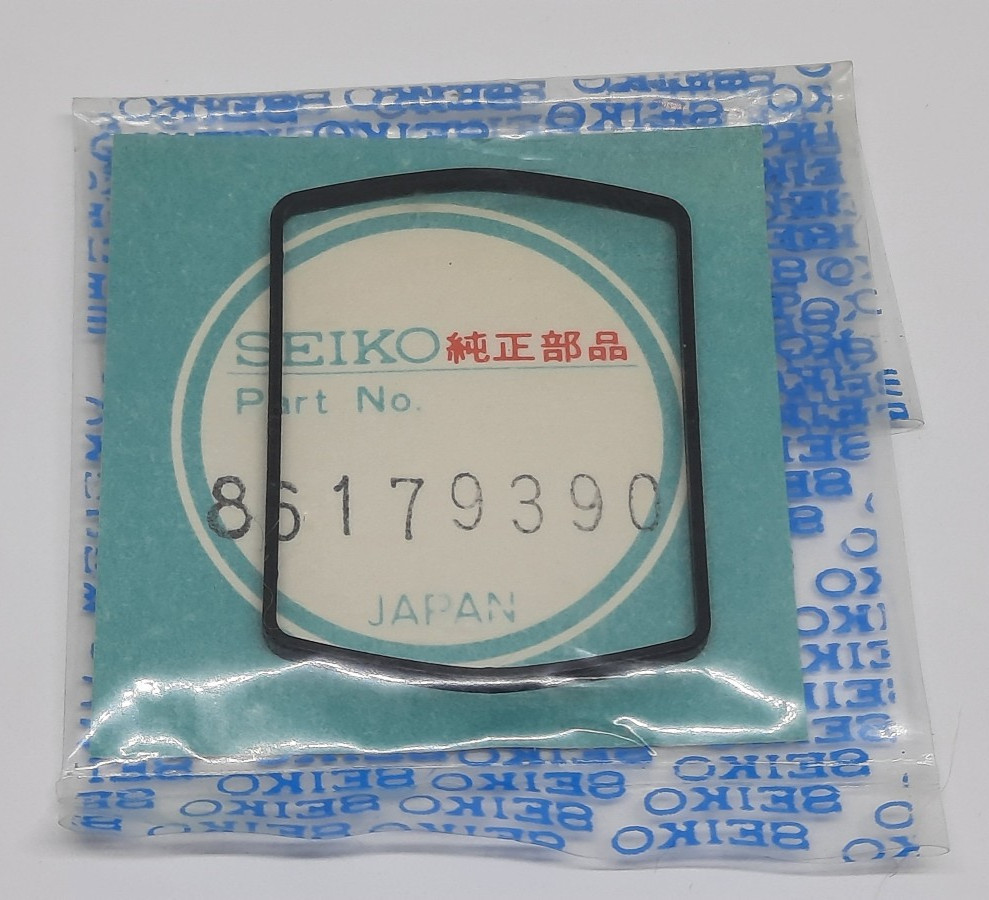 Genuine NOS Seiko Crystal Gasket 86179390 for A158-5040, A158-5080 Digital