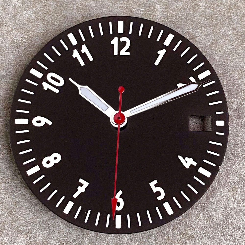 Black White Blue 29mm Sterile Watch Dial fit NH35 NH38 NH70 NH71 NH72 Movement