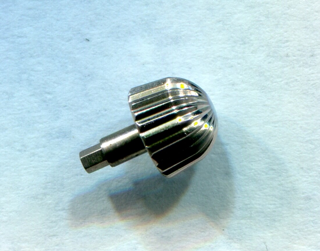 Breitling Factory Crown S/S 5.60 mm screw down with tube Tap 10 (0.90mm)