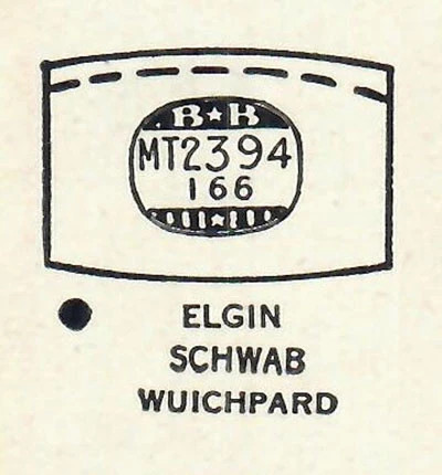 ELGIN : 4605 – Tonneau 23.9mm x 16.6mm