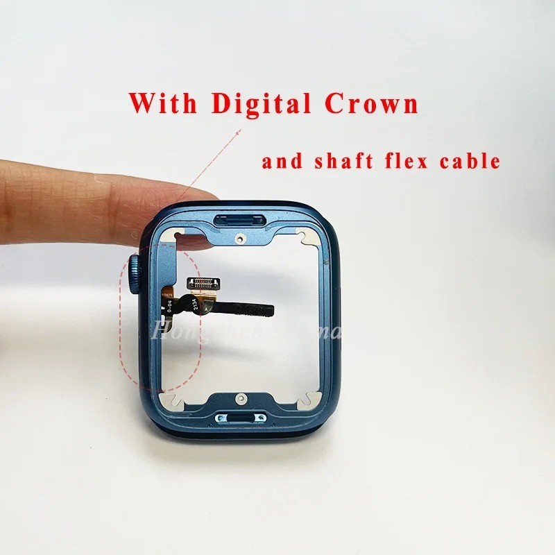 Middle Frame Housing For Apple Watch Series 7 41mm 45mm With Digital Crown Flex