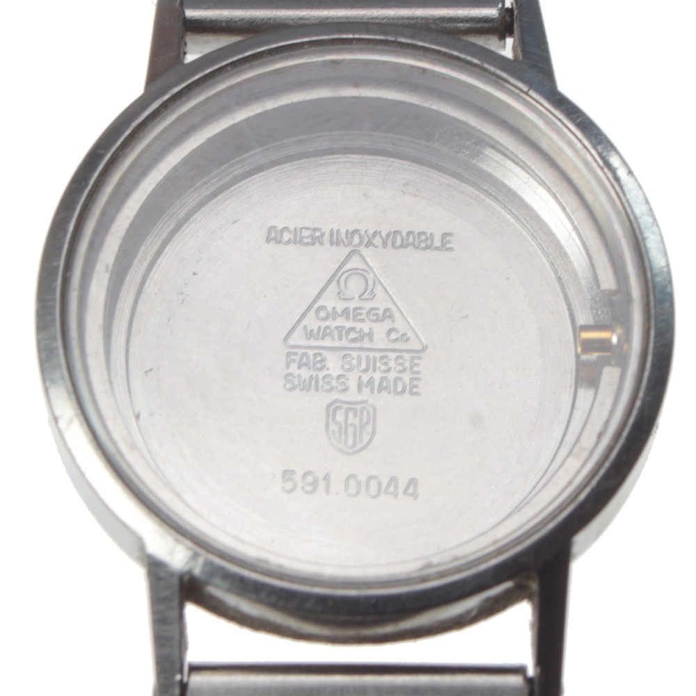 Original OMEGA watch case 591004 with bracelet and clasp
