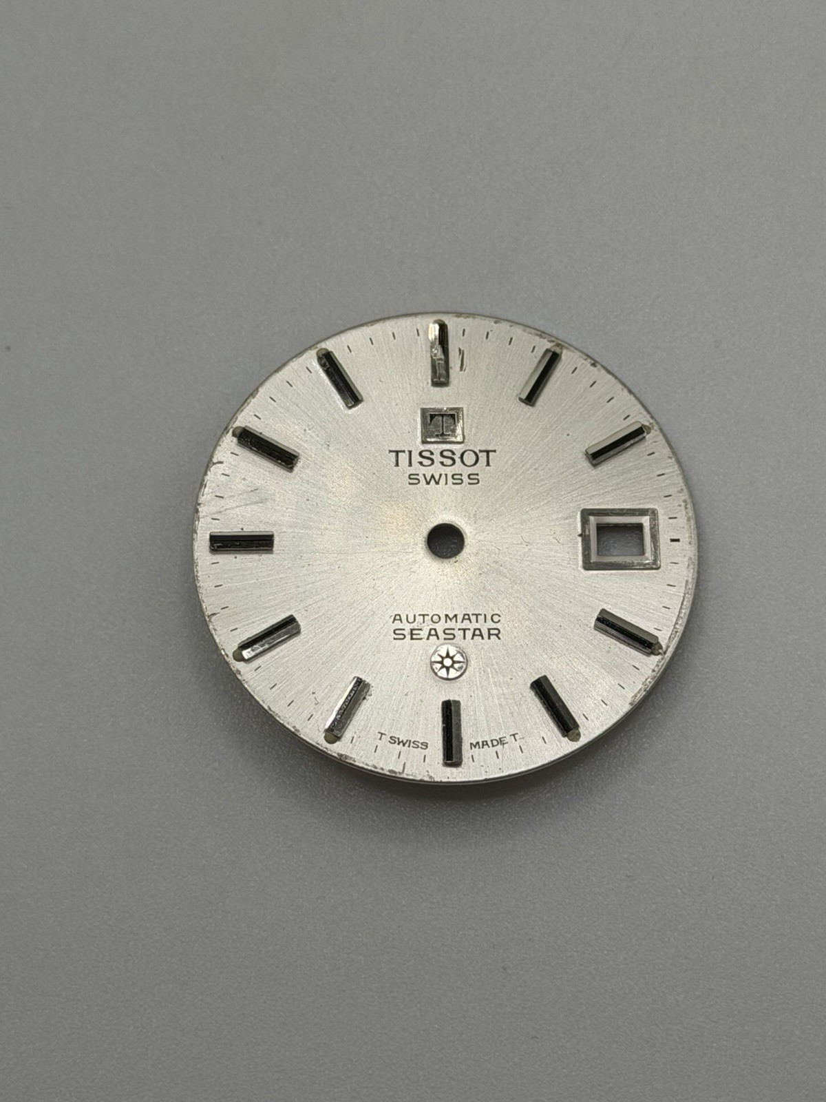 Genuine Vintage Tissot Date Seastar Automatic Silver 28.5mm Dial