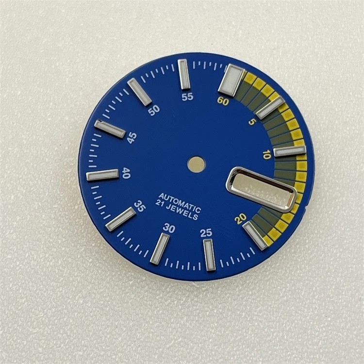 New 28.5mm Green Luminous Watch Dial Plate For NH35 NH36 Diving watch Movement