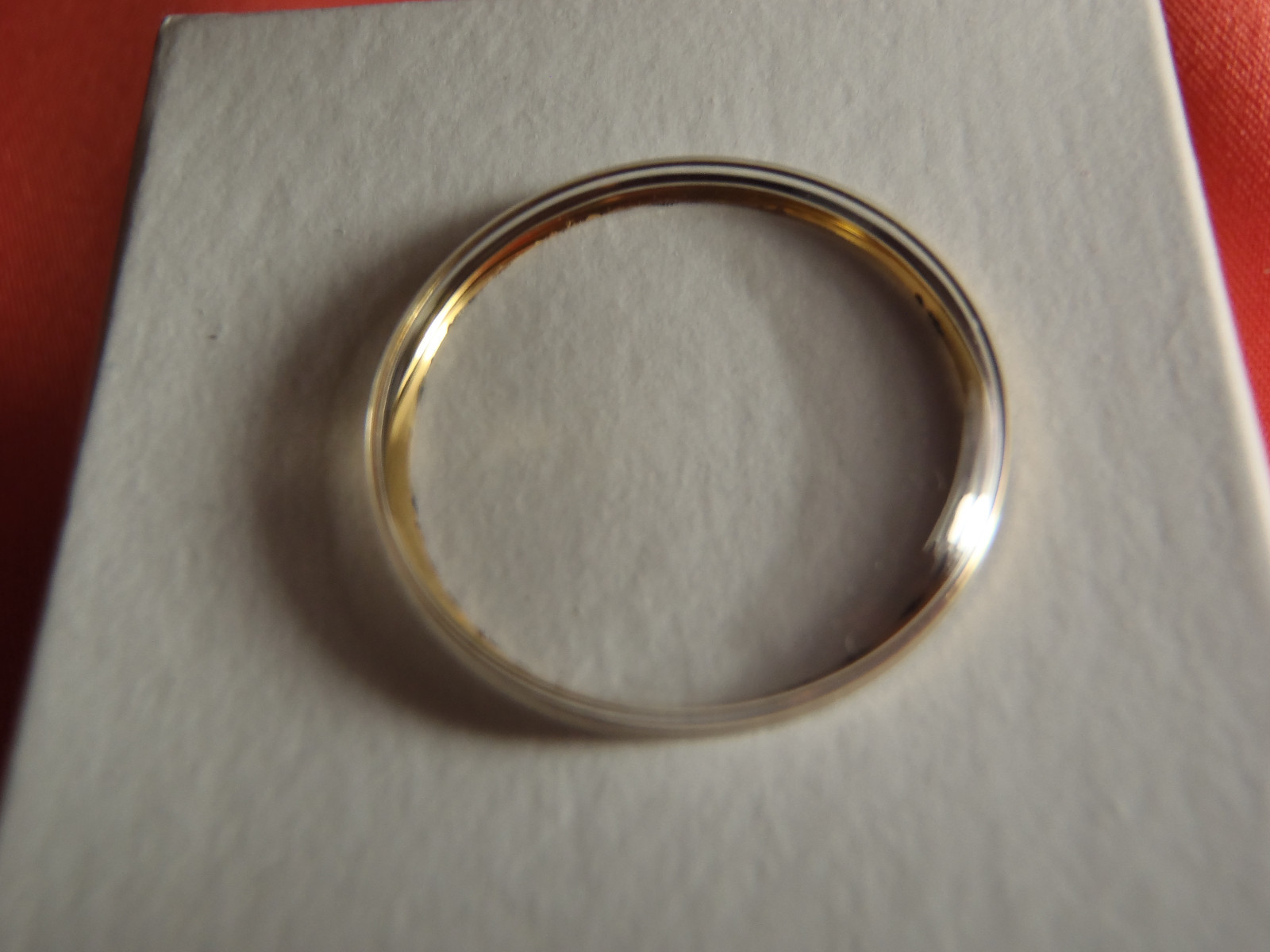 26.1 MM SWISS YELLOW TENSION RING ROUND PLASTIC WATCH CRYSTAL WATERPROOF NOS
