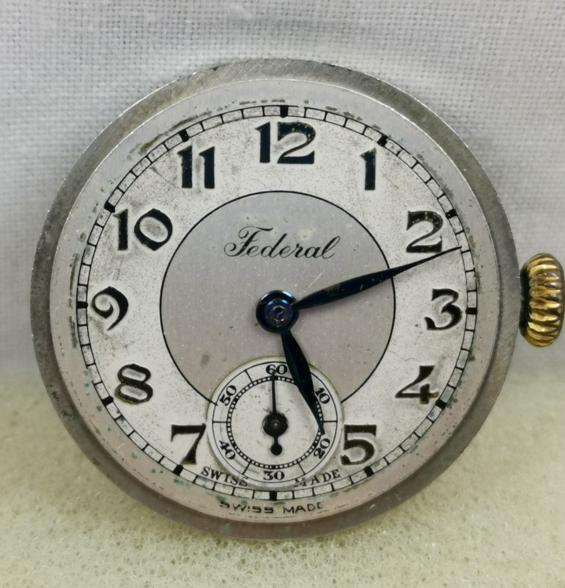 Rotary Federal 15J. Cal. 8/440 Swiss Gents Movement Parts/ Repair!