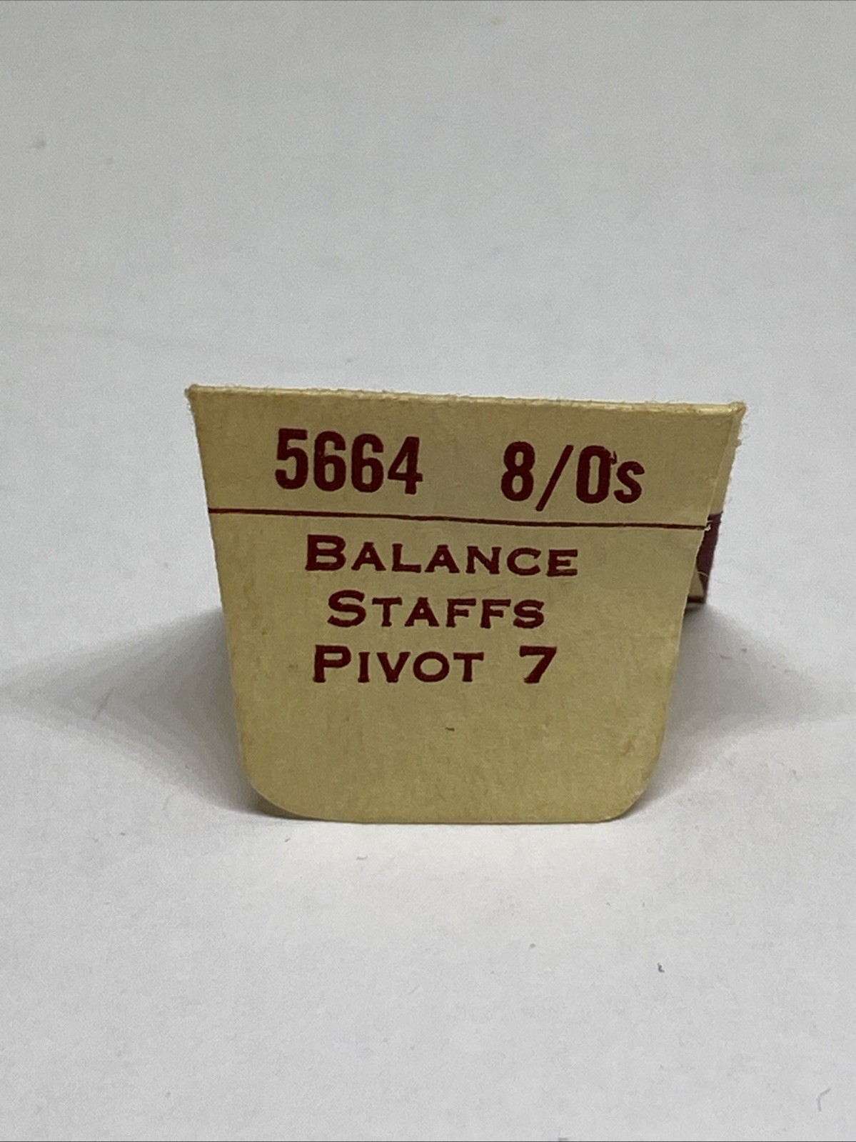 2- Elgin 5664 8/0s Balance Staffs 815-44 532 NOS