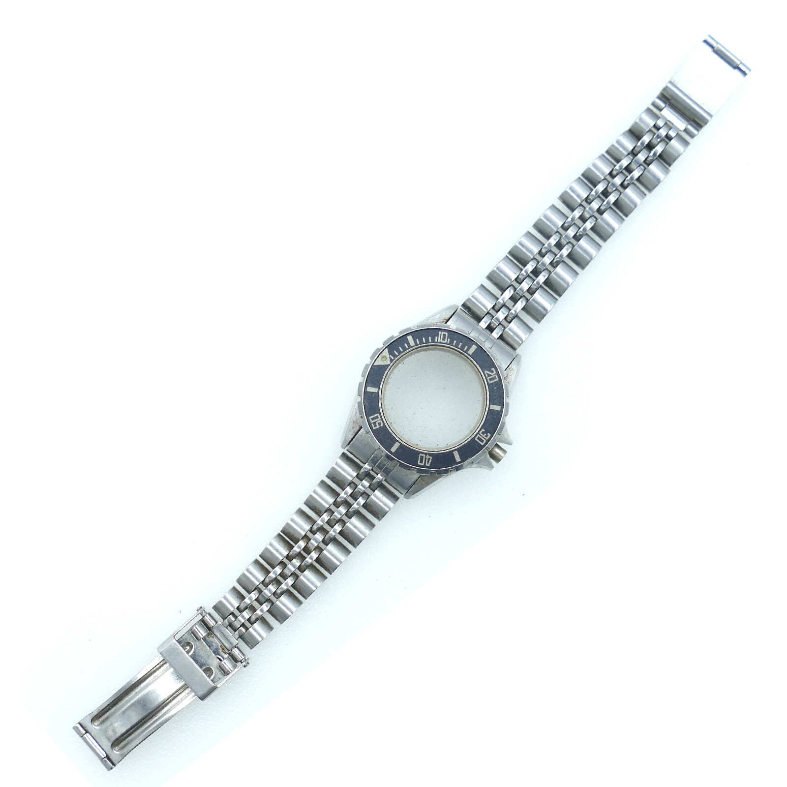 HEUER 200 METER PROF LADIES STAINLESS STEEL WATCH CASE FOR PARTS OR REPAIRS