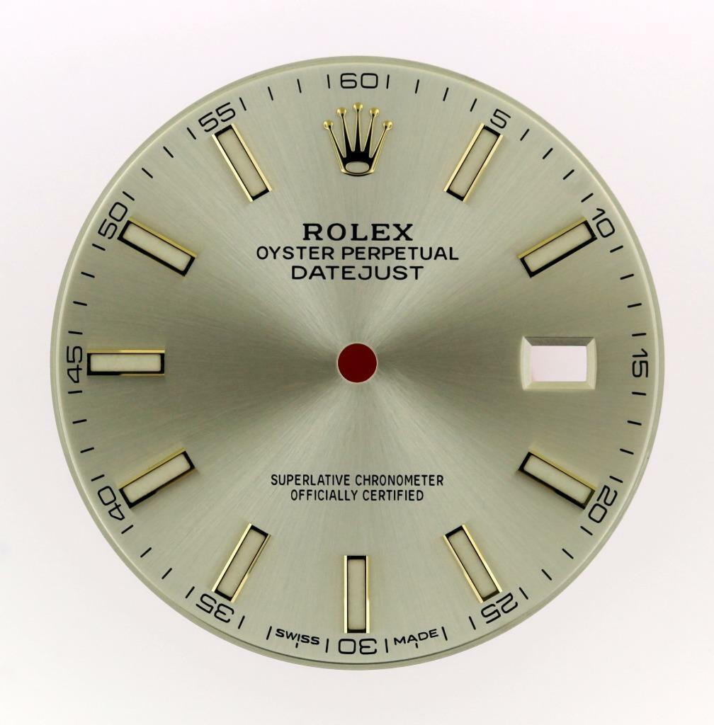 Original Men’s Rolex Datejust 41 126333 126303 Silver Index Dial 2/T #A2