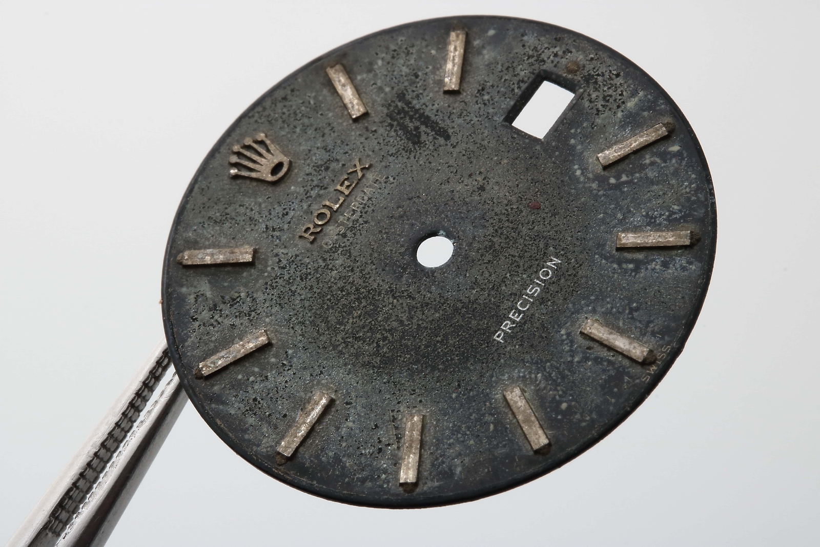 VINTAGE Rolex Oysterdate Precision Tropical Dial GENUINE Watch Part Swiss