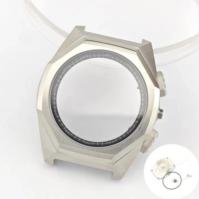 VK64/VK63 Case 44.5mm GS Dial 32.5mm Green Lume Fit VK63/VK64/61/68/67 Movement