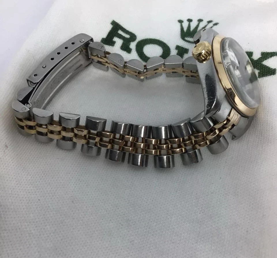 Rolex Lady-Datejust 26mm 18K Rose Gold/SS Case & Jubilee Bracelet w Purple Dial