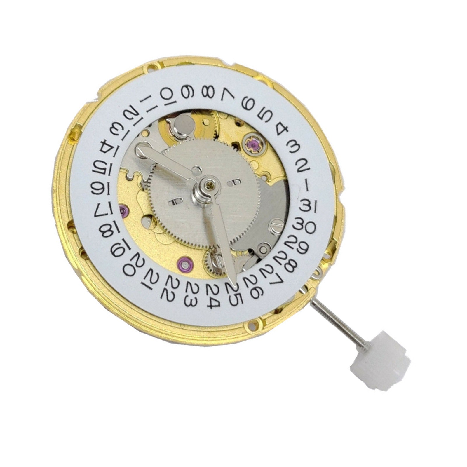 4-Hand Gold Plate Automatic Mechanical Watch Movement Replace For ETA 2836-2 GMT