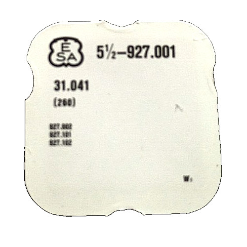 ESA ETA 927.001 Minute Wheel watch part #260/1269