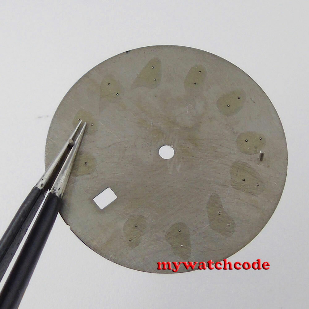 33.5mm blue black white Watch Dial luminous marks for Japan NH35 NH36 movement