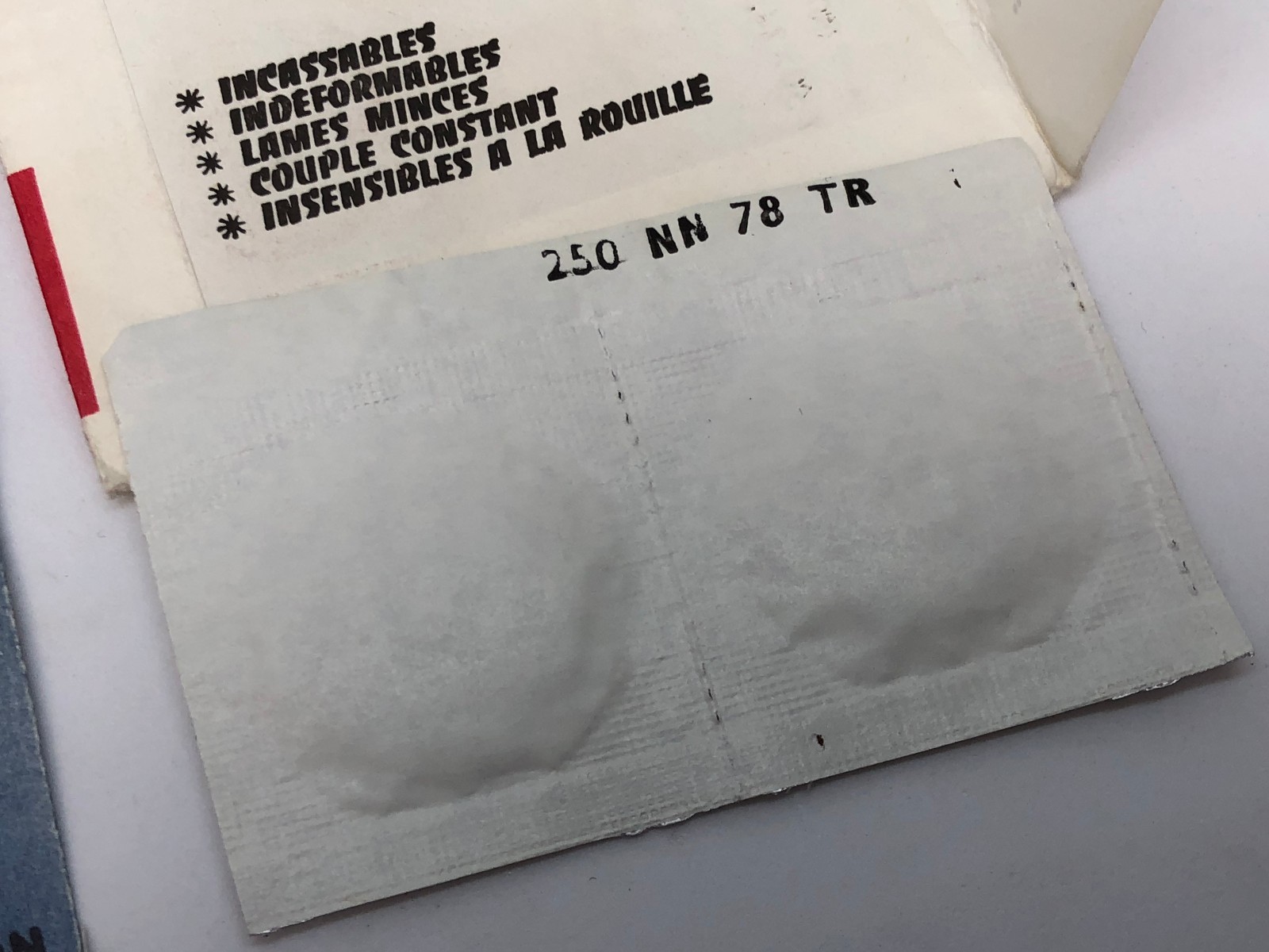 Lot of 6 Packages of INALTEX Springs RESSORTS for Watches. 140EE46 – 250NN78TR