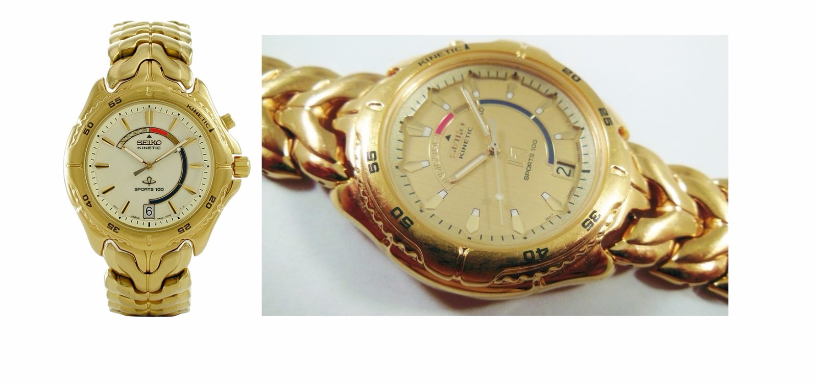 Seiko Kinetic Windward Link SKA058 SKH064