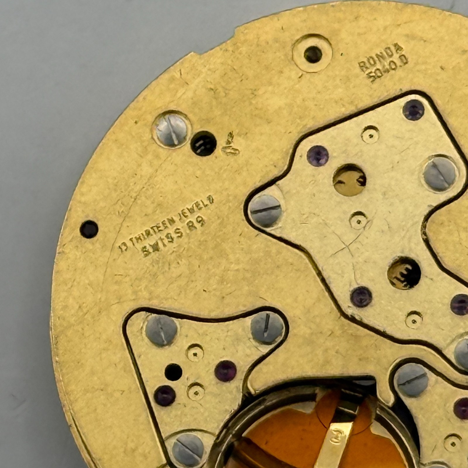 Ronda 5040.D Watch Movement Quartz Date 13 Jewels Swiss R9 Parts Repair 28.5mm
