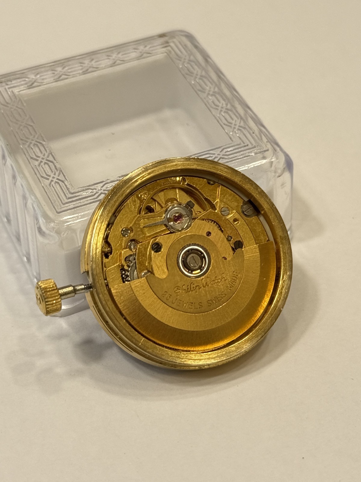 Movement Philip Watch Eta 2834-2 Automatic Swiss Made 25 Jewels Running