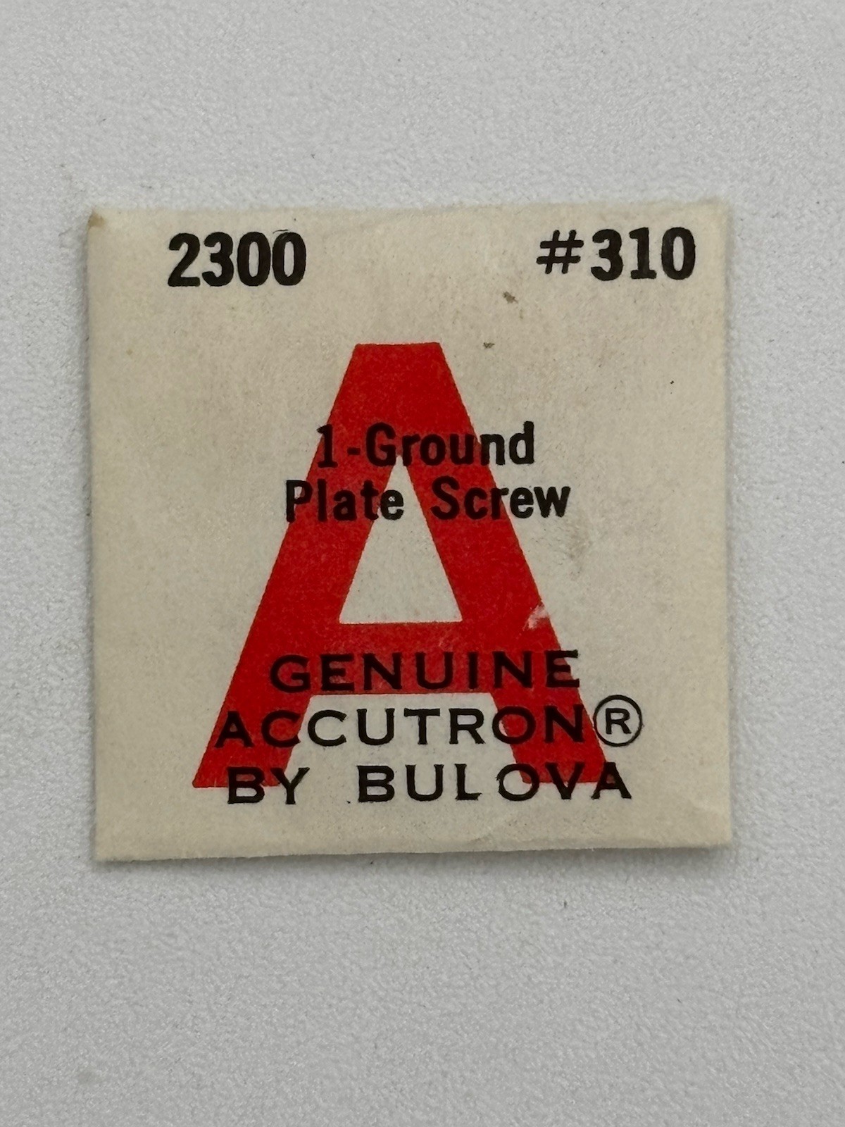 Accutron Bulova 2300 Ground Plate Screw #310