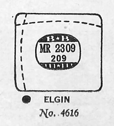 ELGIN : 4616 – Rectangle w/Radius Corners 23.0mm x 20.9mm