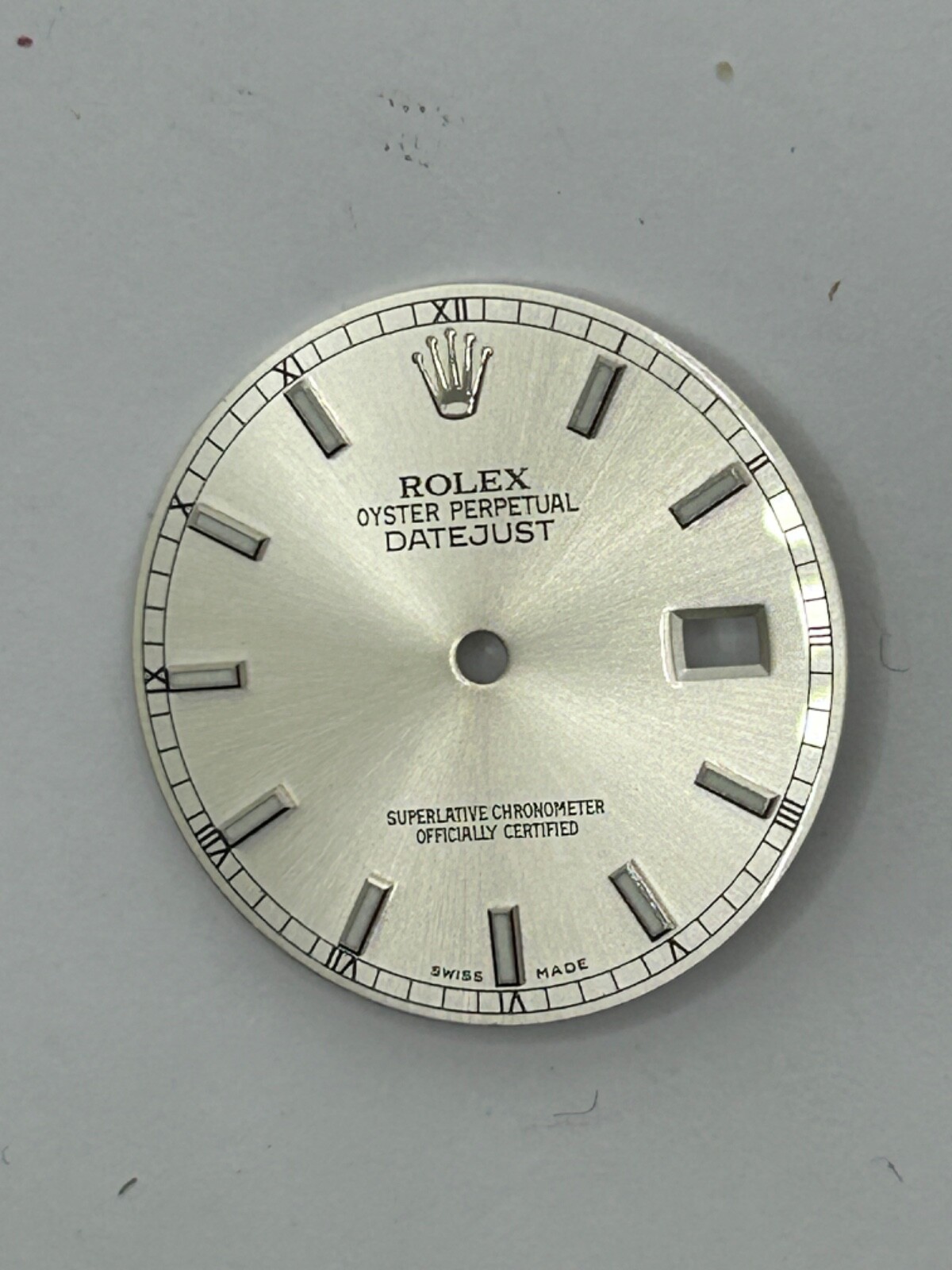 NEW Original Rolex Datejust 116200 Silver Dial with Roulette Date from 2019