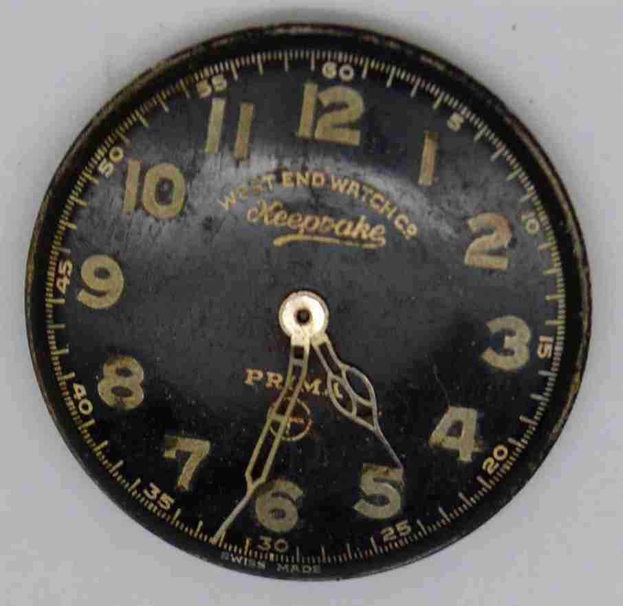 VTG WEST END PRIMA Military Style Steel Wristwatch. Ref: 9010, Cal:68. – Repairs