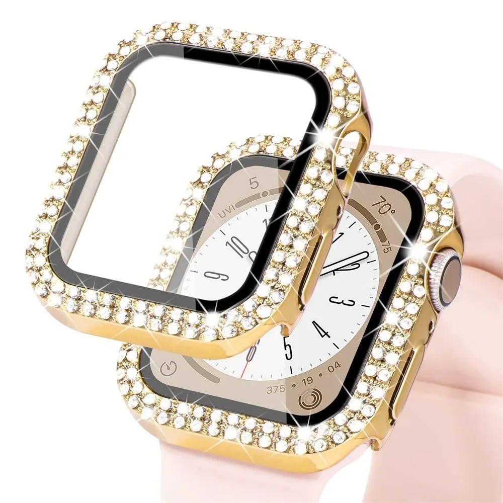 For Apple Watch 9/8/7/6/5/4/3/SE Diamond Bling Case Cover 38/40/41/42/44/45mm