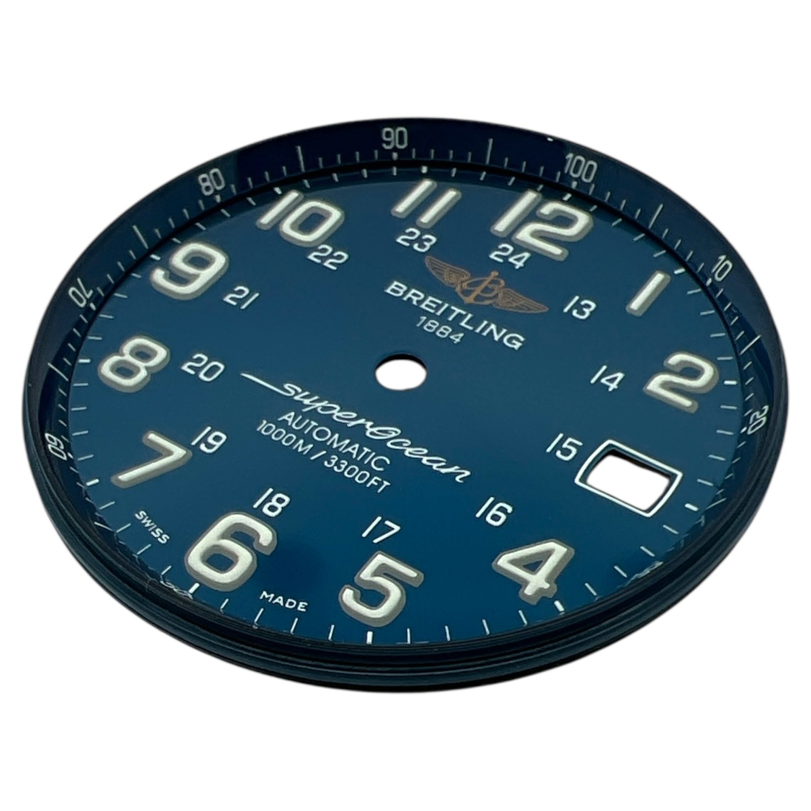 Genuine Breitling Superocean 42mm Arabic Dial Blue A17360